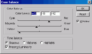   Color Balance 